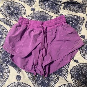 Lululemon purple shorts, size 4